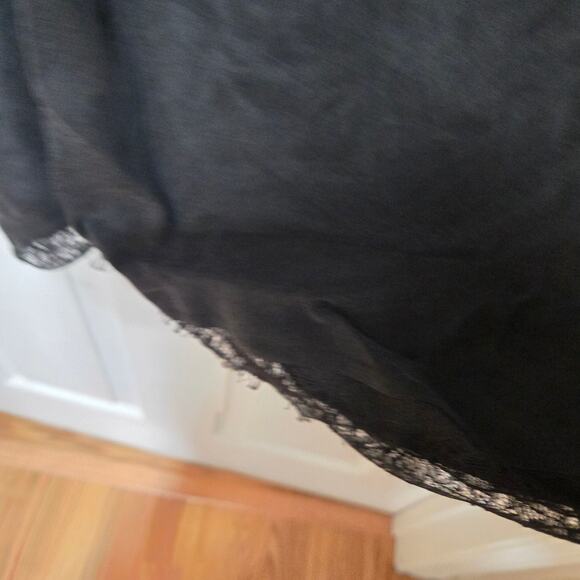 AG Cupro Strapless Midi Dress Black Size Small - Picture 9 of 12